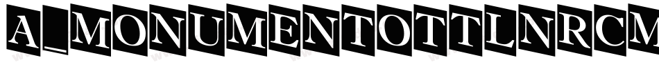 a_MonumentoTtlNrCmSw Bold字体转换
